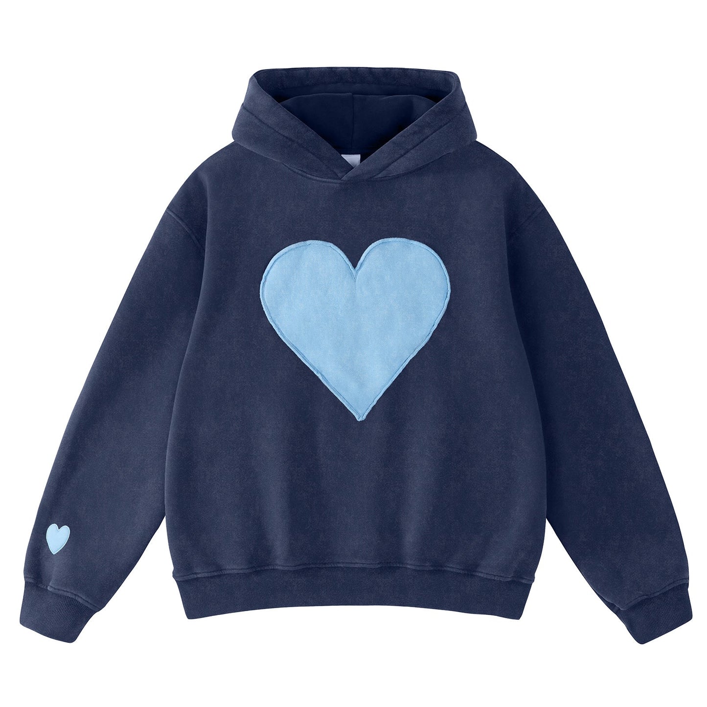Viral Valentine’s Heart Embroidery Hoodie