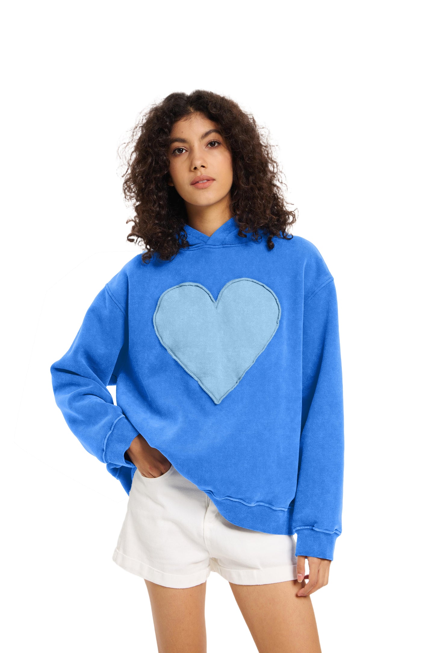 Viral Valentine’s Heart Embroidery Hoodie